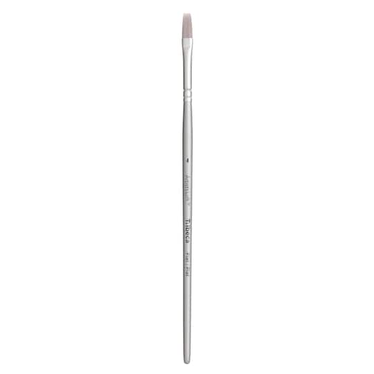 Tribeca Synthetic Short Handle Flat Brush by Artist's Loft